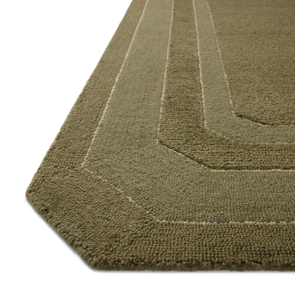 Loloi Clayton Olive 2&#39;6&quot; x 9&#39;9&quot; Runner, , large