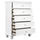 Ashley Fortman 5-Piece Full Bedroom Set in White, , large
