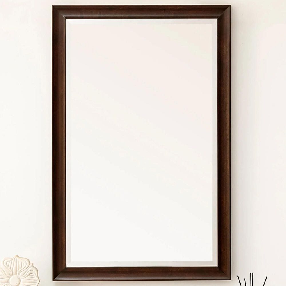 James Martin Vanities Glenbrooke 26" Rectangular Mirror in Burnished Mahogany, , large
