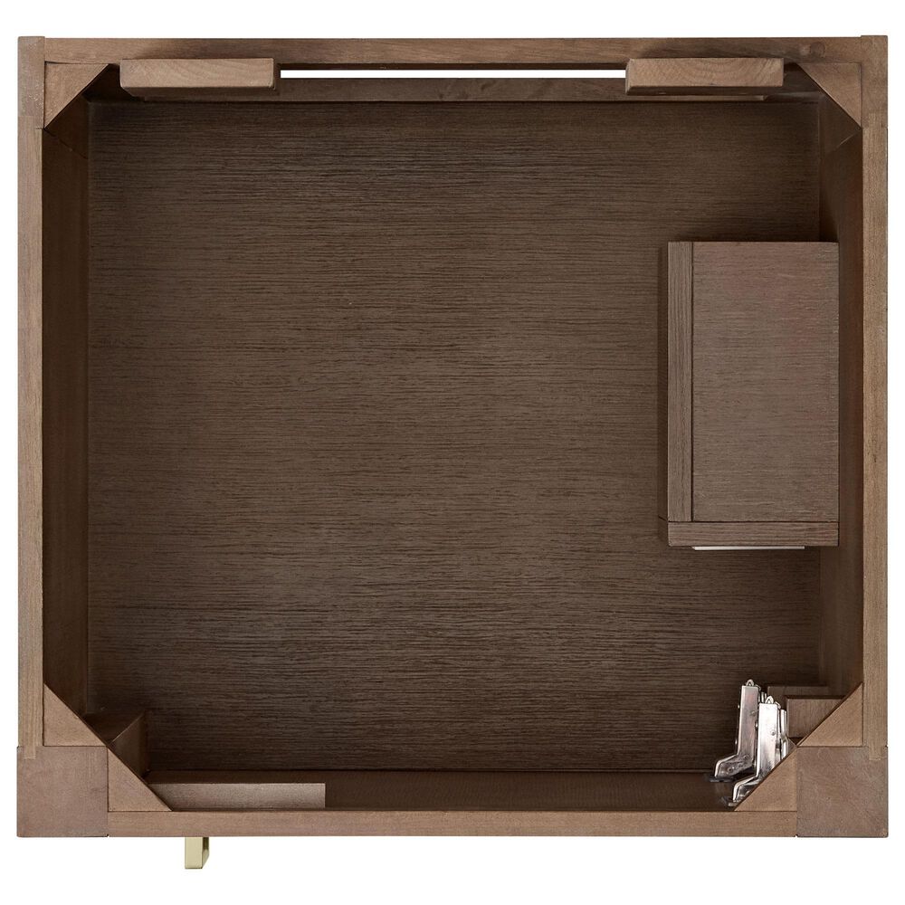 37B Alanya 24" Single Bathroom Vanity in Walnut Drift with White Composite Stone Top, , large