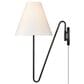 Golden Lighting Kennedy 1-Light Wall Sconce in Natural Black, , large