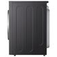 LG 5.8 Cu. Ft. Smart Front Load Washer and 9 Cu. Ft. Smart Electric Dryer Laundry Pair in Brushed Black Steel, , large