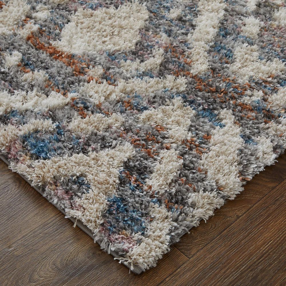 Feizy Mynka 5&#39; x 8&#39; Multicolor and Gray Area Rug, , large