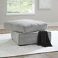 Ashley Casselbury Storage Ottoman in Cement, , large