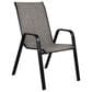 Redline Creation Inc. Stack Chair in Neutral Gray, , large