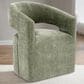 Furniture of America Rivena Modern Arm Chair with Casters in Green, , large