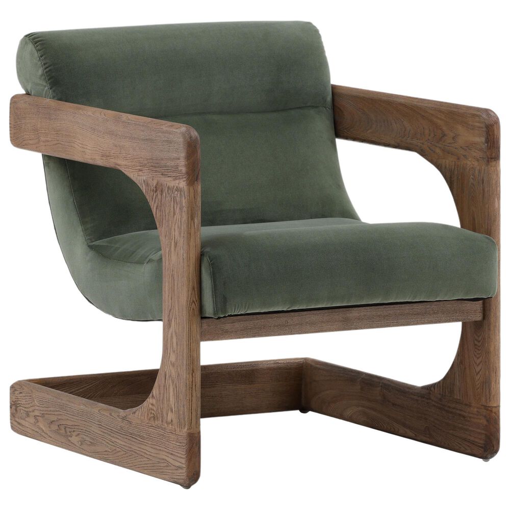 Blue Sun Designs Bridges Accent Chair in Sage, , large