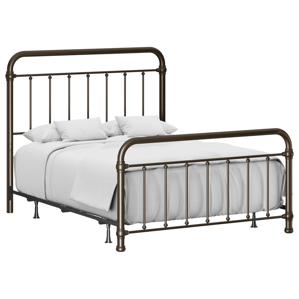 Richlands Furniture Kirkland Queen Slat Metal Bed in Dark Bronze, , large