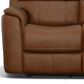 Flexsteel Henry Power Reclining Loveseat with Headrests and Lumbar in Caramel, , large