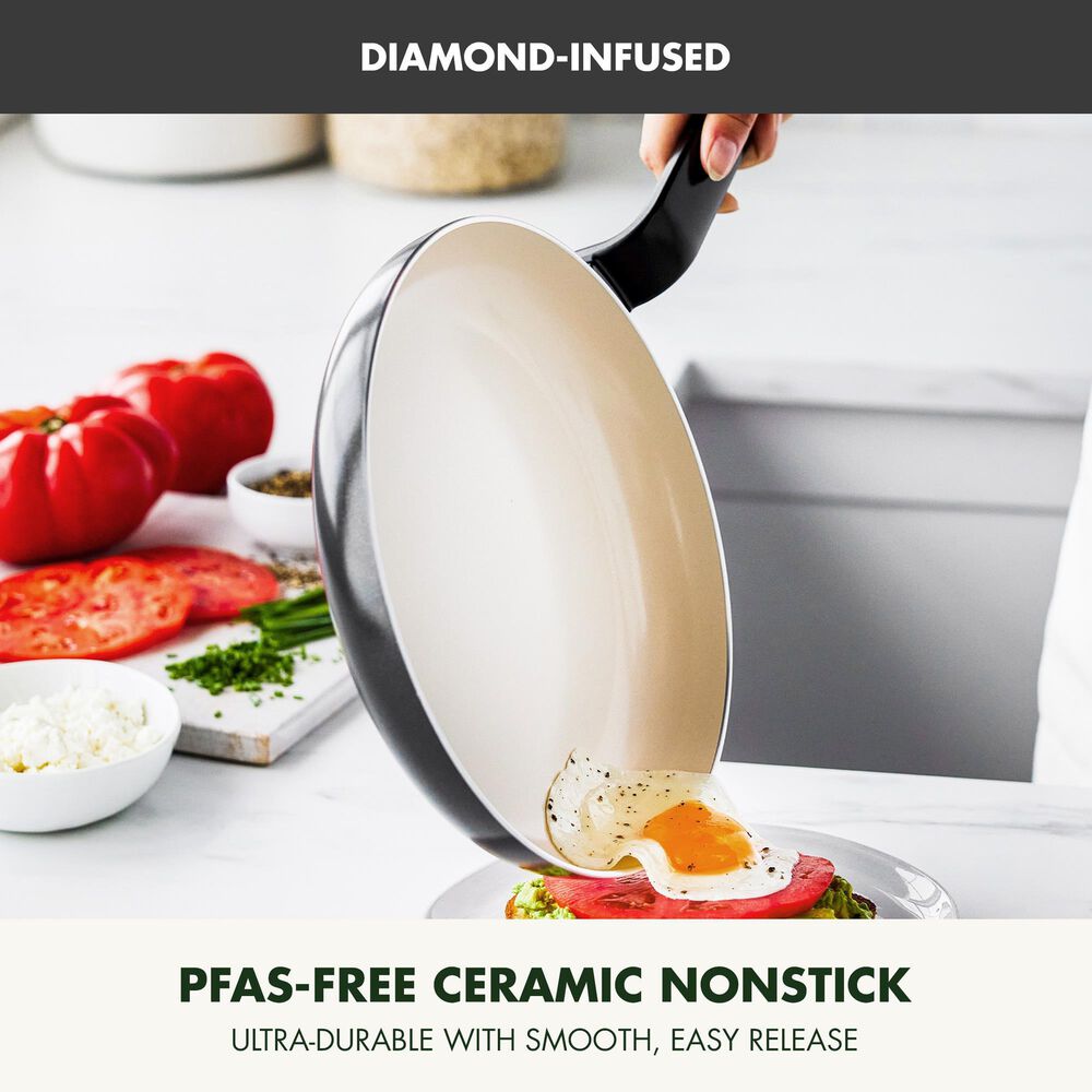 Green Pan Rio Advanced 10" Frypan in Black, , large