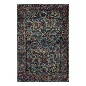 Oriental Weavers Andorra 6846B 5"3" x 7"3" Blue Area Rug, , large