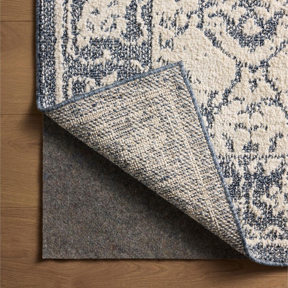 Magnolia Home Gigi Ivory and Blue 4&#39; x 6&#39; Area Rug, , large