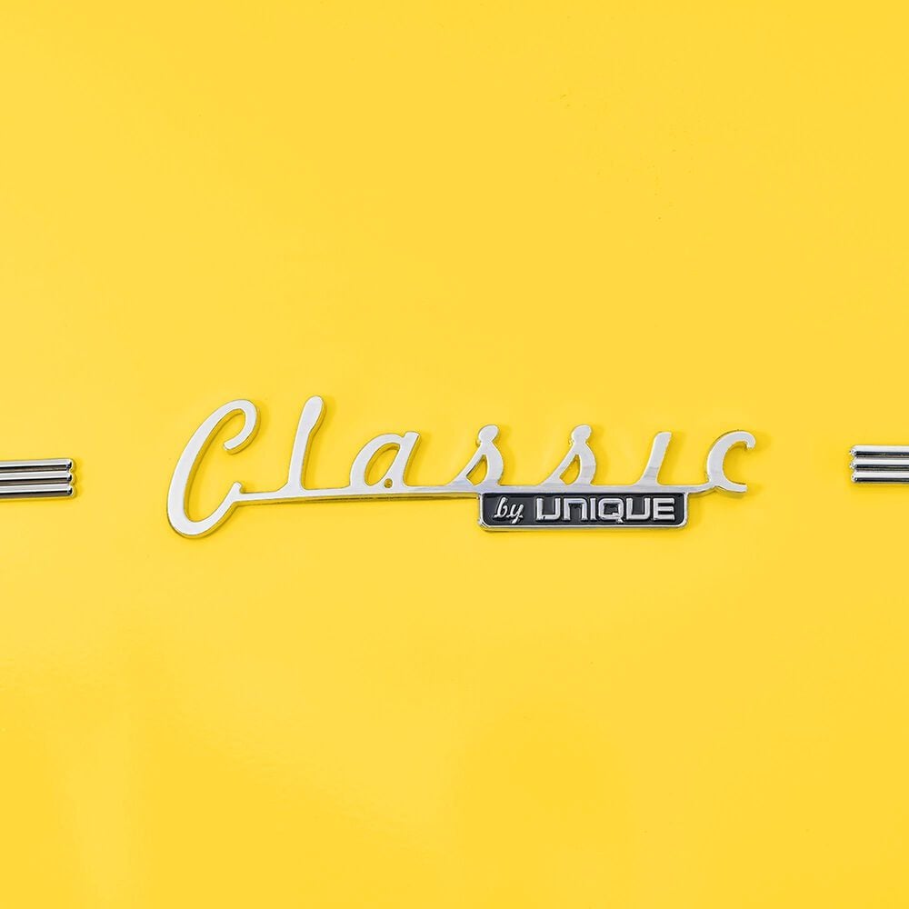 Unique Appliances Classic Retro 12 Cu. Ft. Bottom Freezer Regfrigerator In Canary Yellow, , large