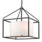 Golden Lighting Manhattan 5-Light Chandelier in Matte Black, , large