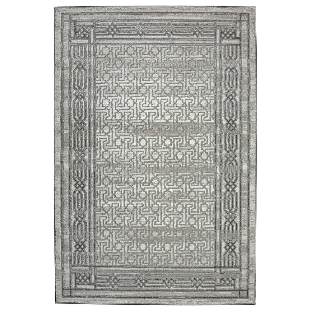 Radici USA Davide Southwestern 3"3" x 4"11" Grey Area Rug, , large