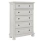 Ashley Robbinsdale 5 Drawer Double Knob Chest in Antique White, , large