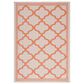 Safavieh Bermuda 3" x 5" Ivory and Rust Indoor/Outdoor Area Performance Rug, , large