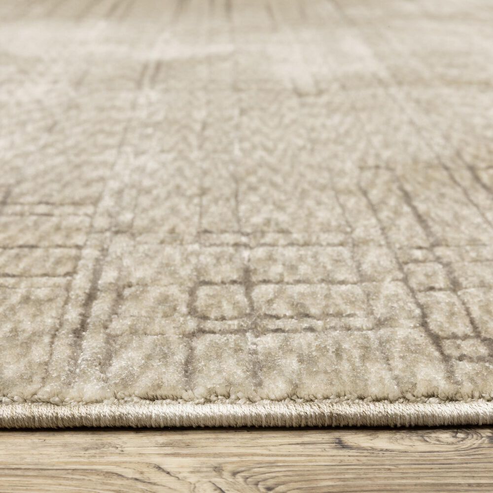 Oriental Weavers Capella Beige and Brown 9&#39;10&quot; x 12&#39;10&quot; Area Rug, , large