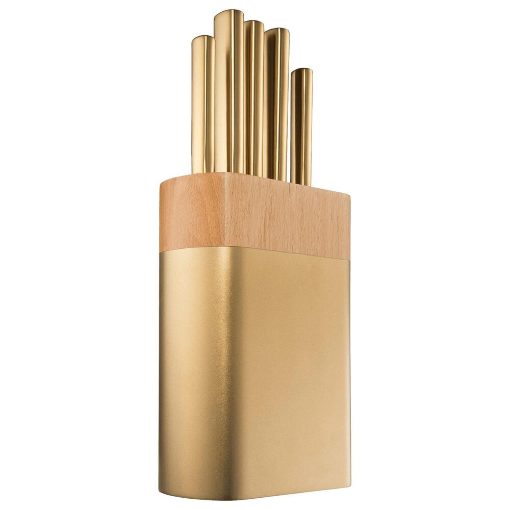 Power A Daisho Nara 6-Piece Knife Block Set in Brass, , large