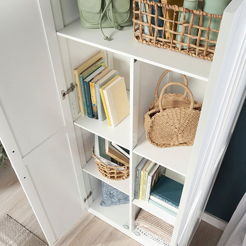 Sauder Select 16" 2-Door Storage Cabinet in White, , large