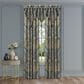 J. Queen New York Messina 84" x 50" Window Panel Pair in Navy Blue and Gold, , large