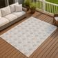 Dalyn Rug Company Soft Essentials Chevron Linen 8" x 10" Area Rug, , large