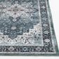 Central Oriental Rugease Velveteen Chantal Green and Ivory 7"6" x 9"6" Area Rug, , large