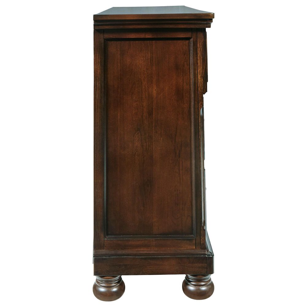 Millenium Porter 4-Piece King Bedroom Set in Rustic Brown, , large