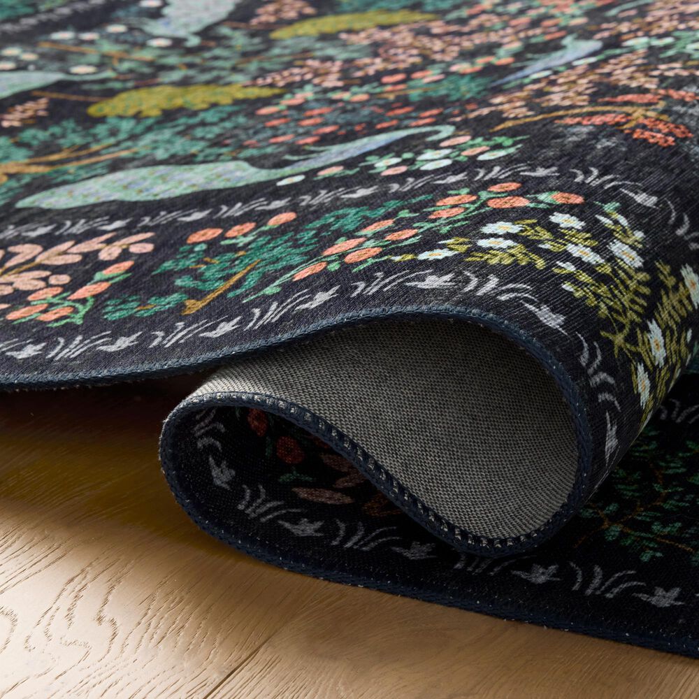 Loloi Canopy Peacock Forest Charcoal 8&#39;6&quot; x 11&#39;6&quot; Area Rug, , large