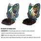 Timberlake 8.5" Tiffany Style Butterfly Lamp in Multicolor, , large
