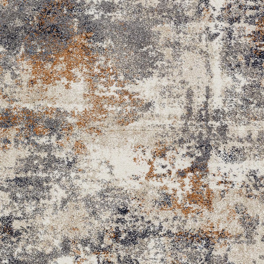 Surya Tuscany 7&#39;10&quot; Square Gray, Camel and White Area Rug, , large