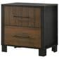 Crown Mark Nemy Nightstand in Brown, , large