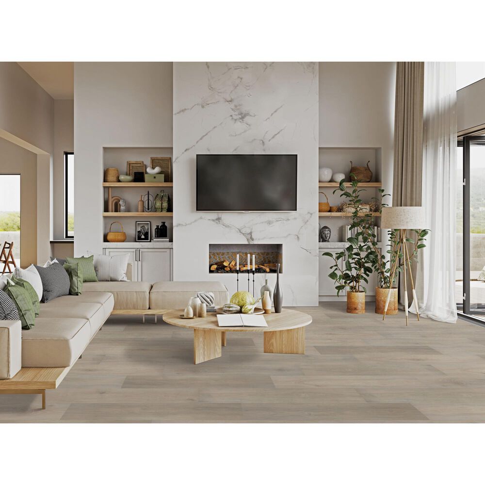 Karastan Farrington Crest Storm Cloud Hickory 8&quot; x 54&quot; Laminate, , large