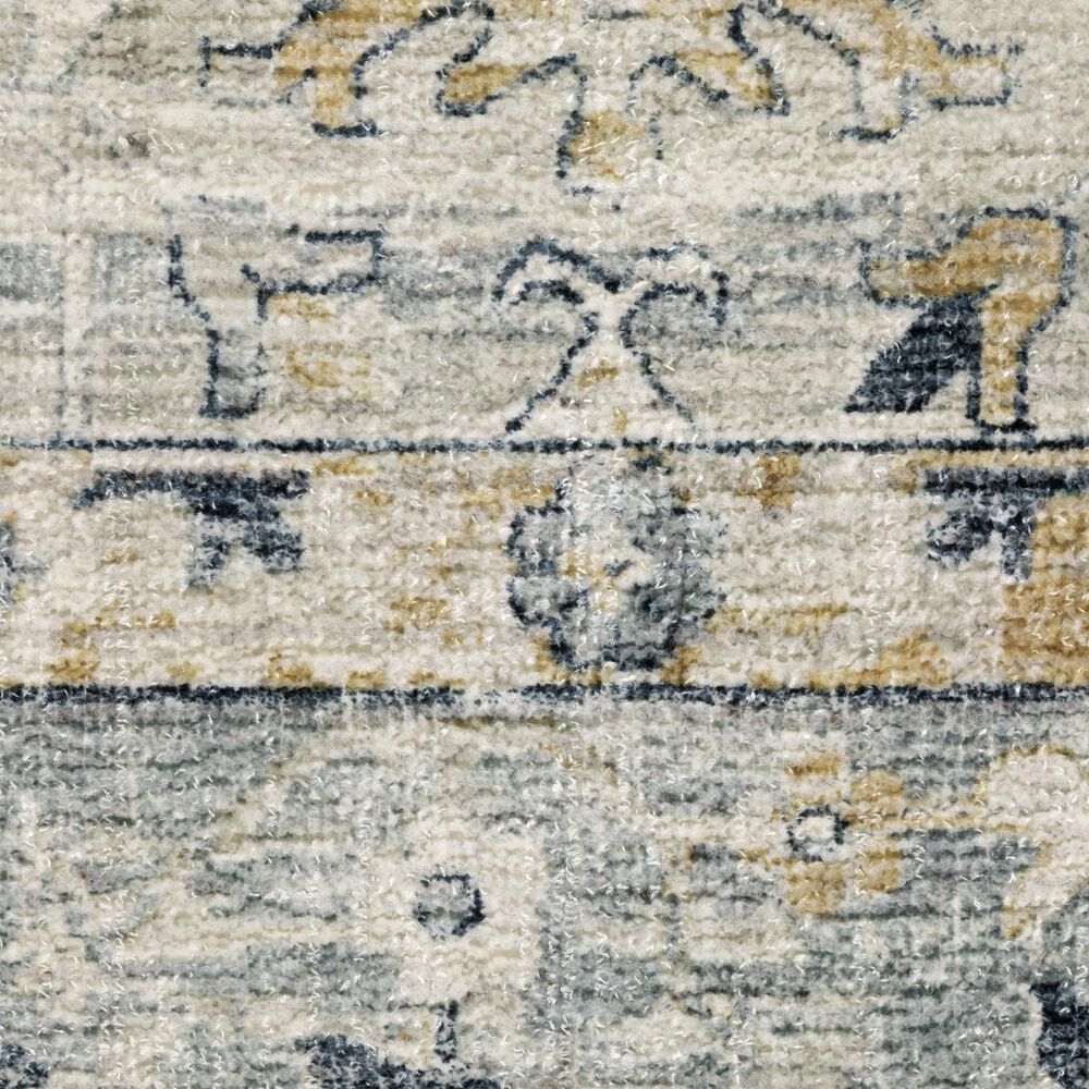 Oriental Weavers Windham WIN01 Ivory and Blue 8&#39; x 10&#39; Area Rug, , large