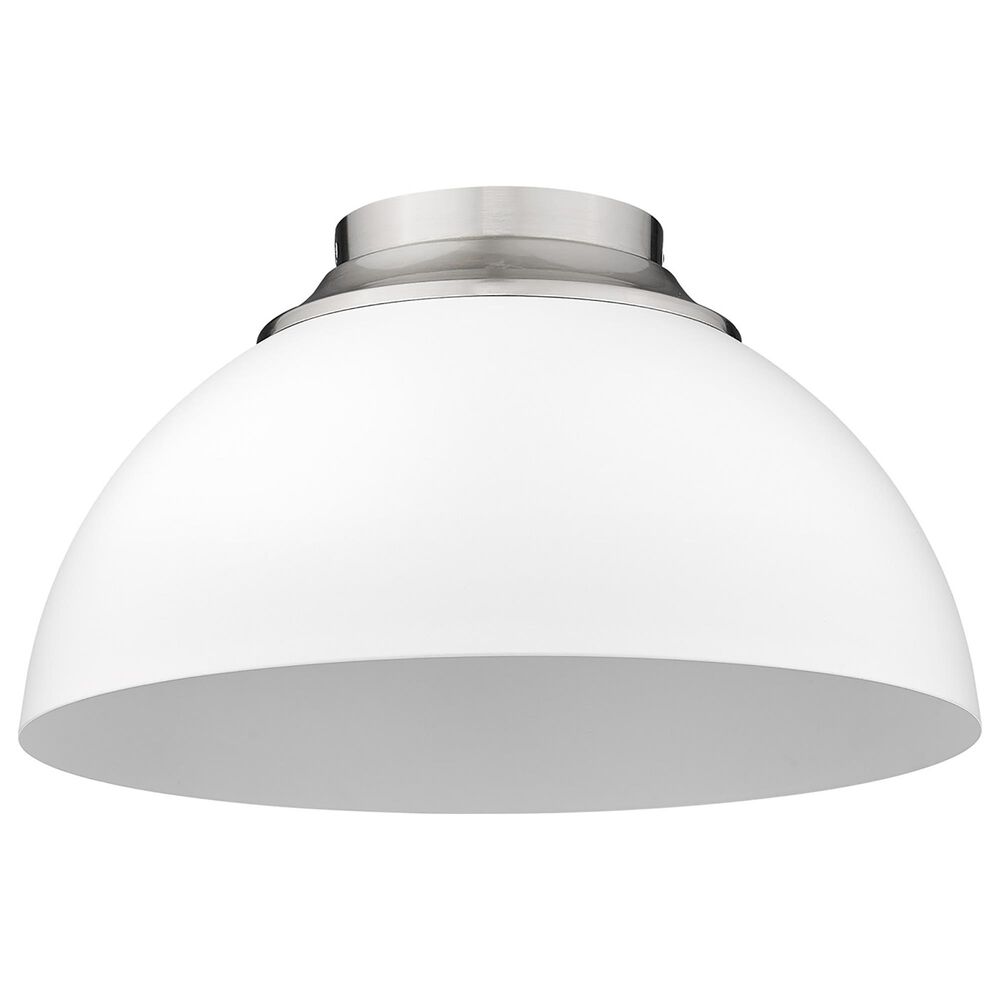 Golden Lighting Zoey Flush Mount in White, , large