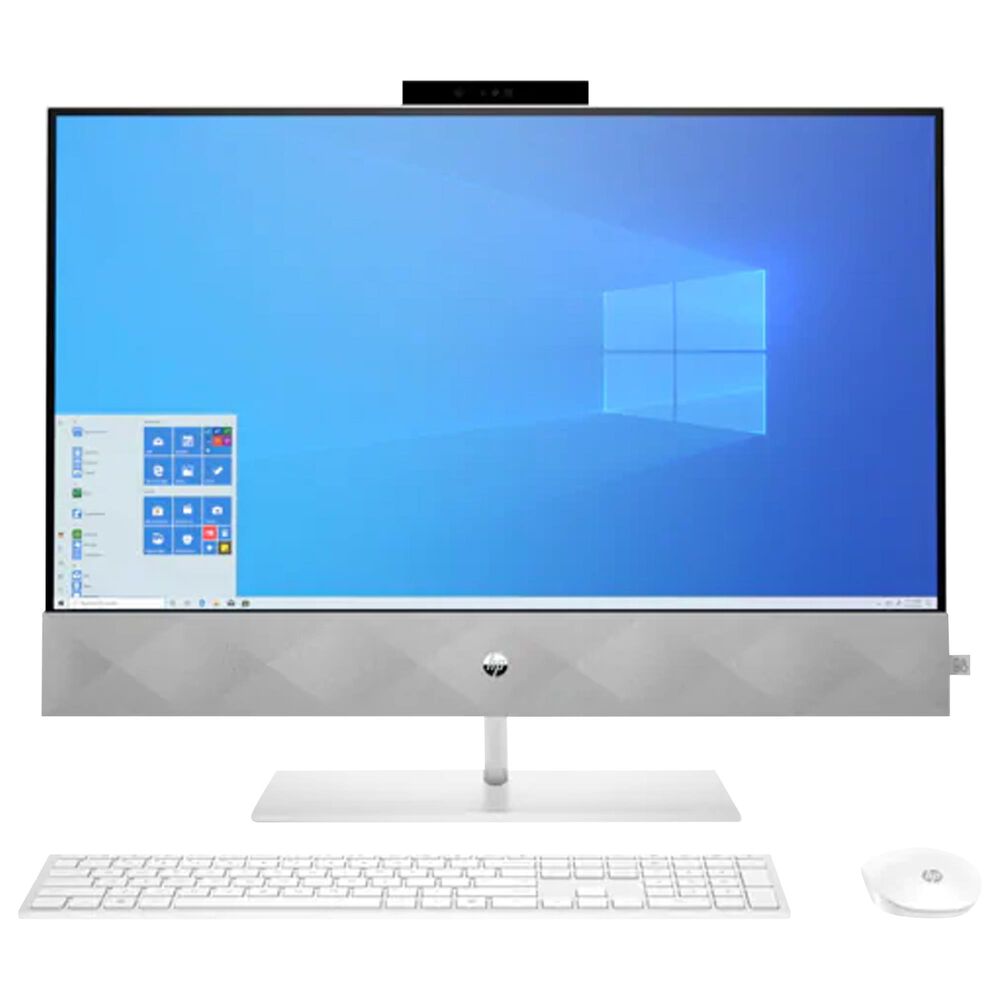 HP 27 " All-In-One Desktop | Core i7-10700T - 8GB RAM - Intel UHD Graphics 630 - 256 GB SSD in White, , large