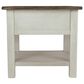Ashley Bolanburg End Table in Weathered Oak and Antique White, , large
