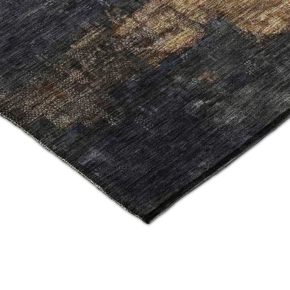 Dalyn Rug Company Nouveau NV17 1&#39;8&quot; x 2&#39;6&quot; Charcoal Indoor/Outdoor Area Rug, , large