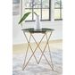 Ashley Engelton Accent Table in Antiqued Gold and Green, , large