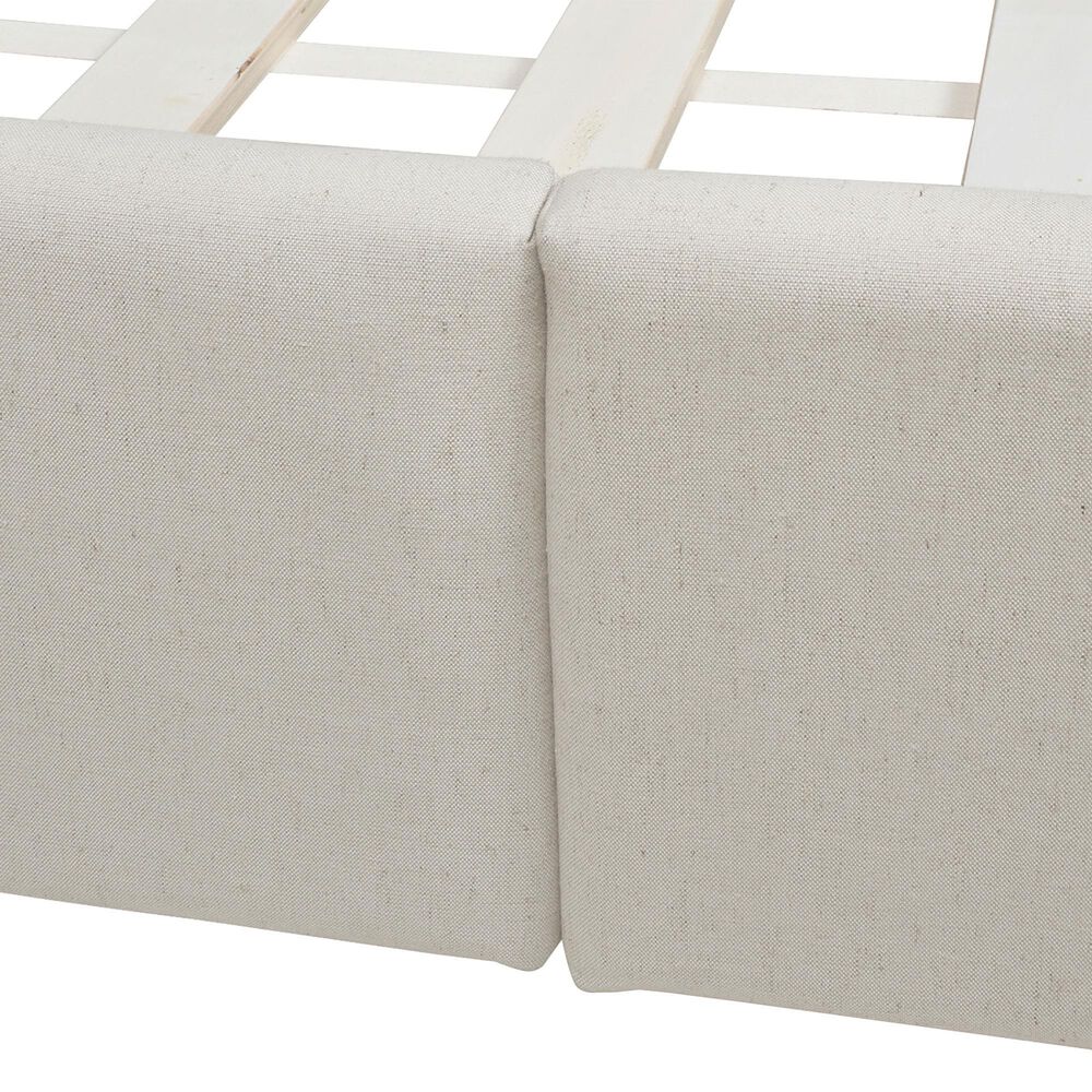 Jennifer Taylor Home Manhattan King Platform Bed in Light Beige, , large