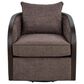 LumiSource Gemma Swivel Accent Chair in Mocha, , large
