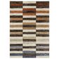 ROW by Oriental Weavers Gemma Brown, Rust and Beige 5"3" x 7" Area Rug, , large