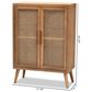 Baxton Studio Alina 2-Door Accent Storage Cabinet in Medium Oak, , large