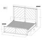 Fallridge Balam 3-Piece King Platform Bedroom Set in White, , large