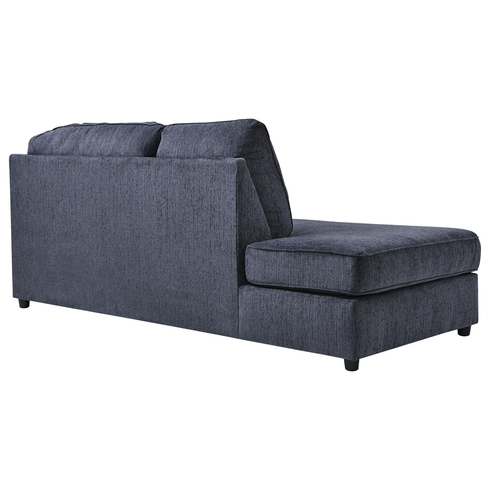 Ashley Maxon Place 2-Piece Right Facing Stationary Sectional in Navy