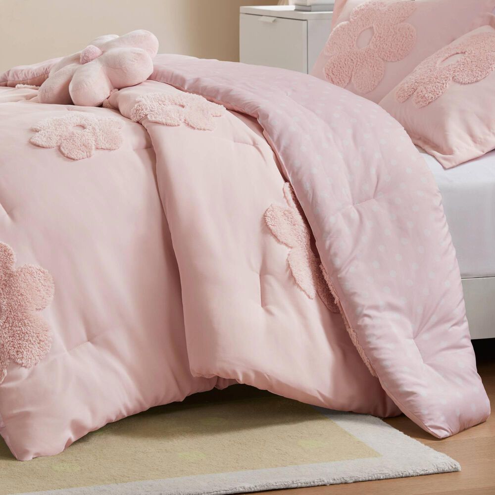 Hampton Park Gracie 4-Piece Full/Queen Comforter Set in Pink, , large