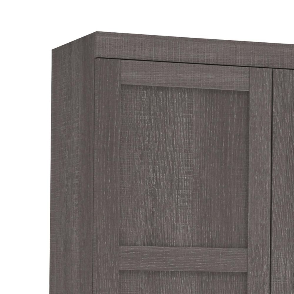 Bestar Pur Pullout Armoire In Bark Gray, , large
