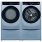Electrolux 4.5 Cu. Ft. Front Load Washer and 8 Cu. Ft. Gas Dryer Laundry Pair with Pedestal in Glacier Blue, , large