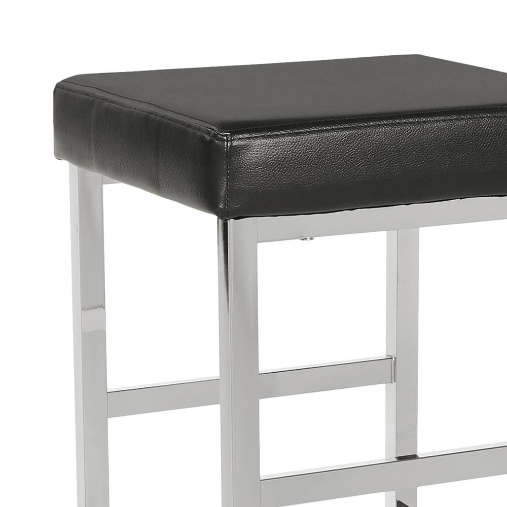 OSP Home Backless 30&quot; Counter Height Bar Stool in Black, , large
