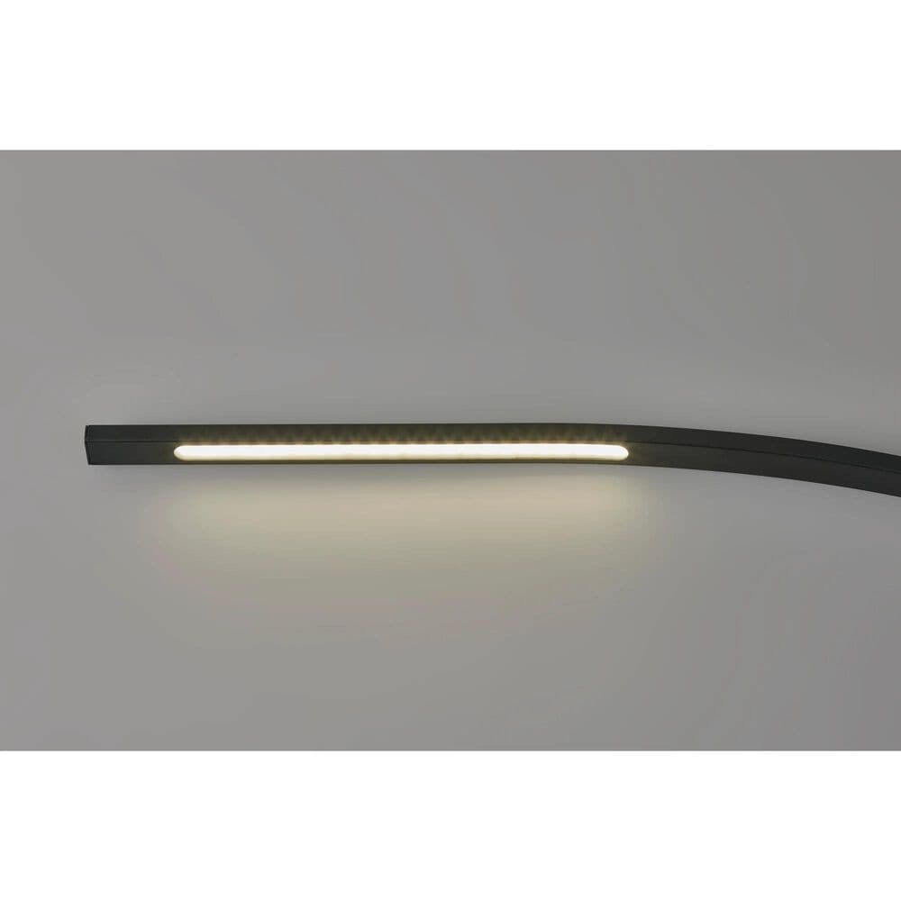Adesso Sonic LED Arc Lamp in Black, , large